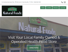 Tablet Screenshot of naturalfoodsnewbraunfelstx.com